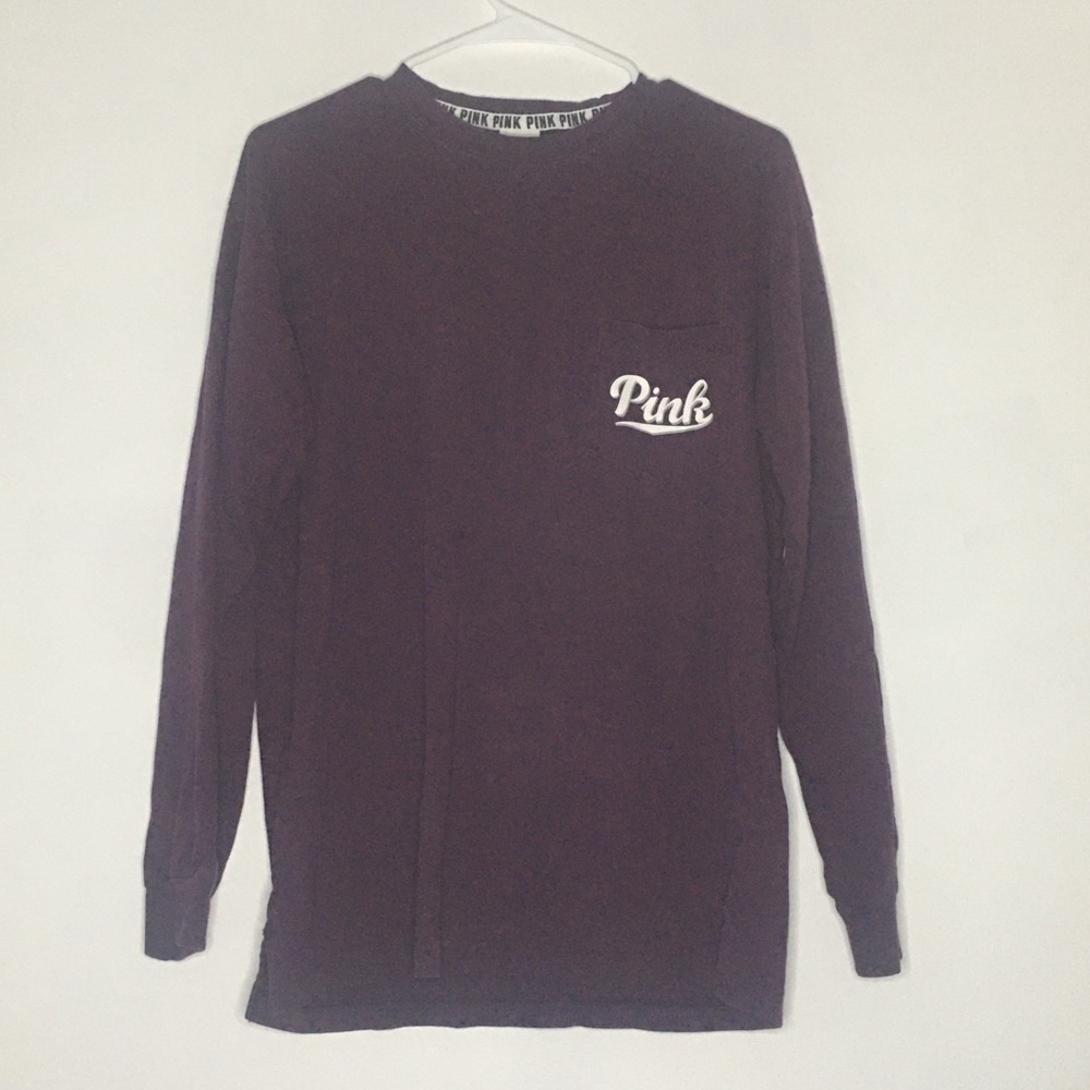 VICTORIA’S SECRET PINK LOGO LONG SLEEVE
